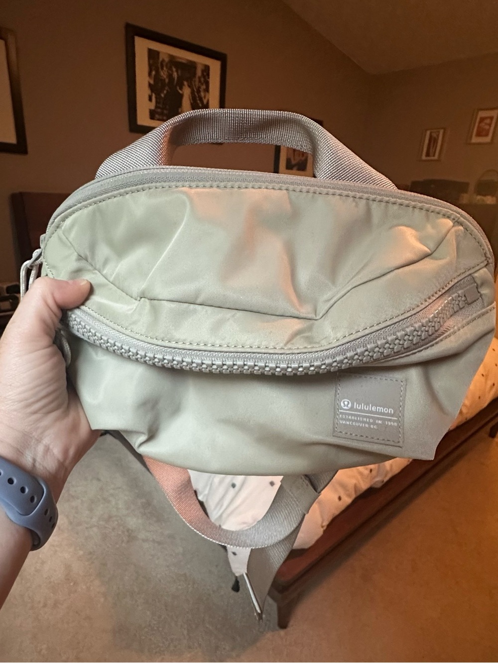 Lululemon All Day Essentials Belt Bag NWOT. Light green/khaki